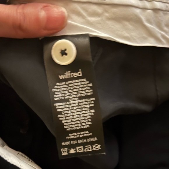 Aritzia Wilfred Effortless Pant Black Size 0 original tag - Picture 5 of 5